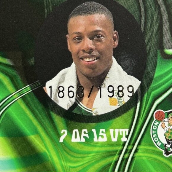 1999-00 Skybox NBA Hoops Decade - Up Tempo Paul Pierce #7UT Parallel /1989 SP - Picture 3 of 3